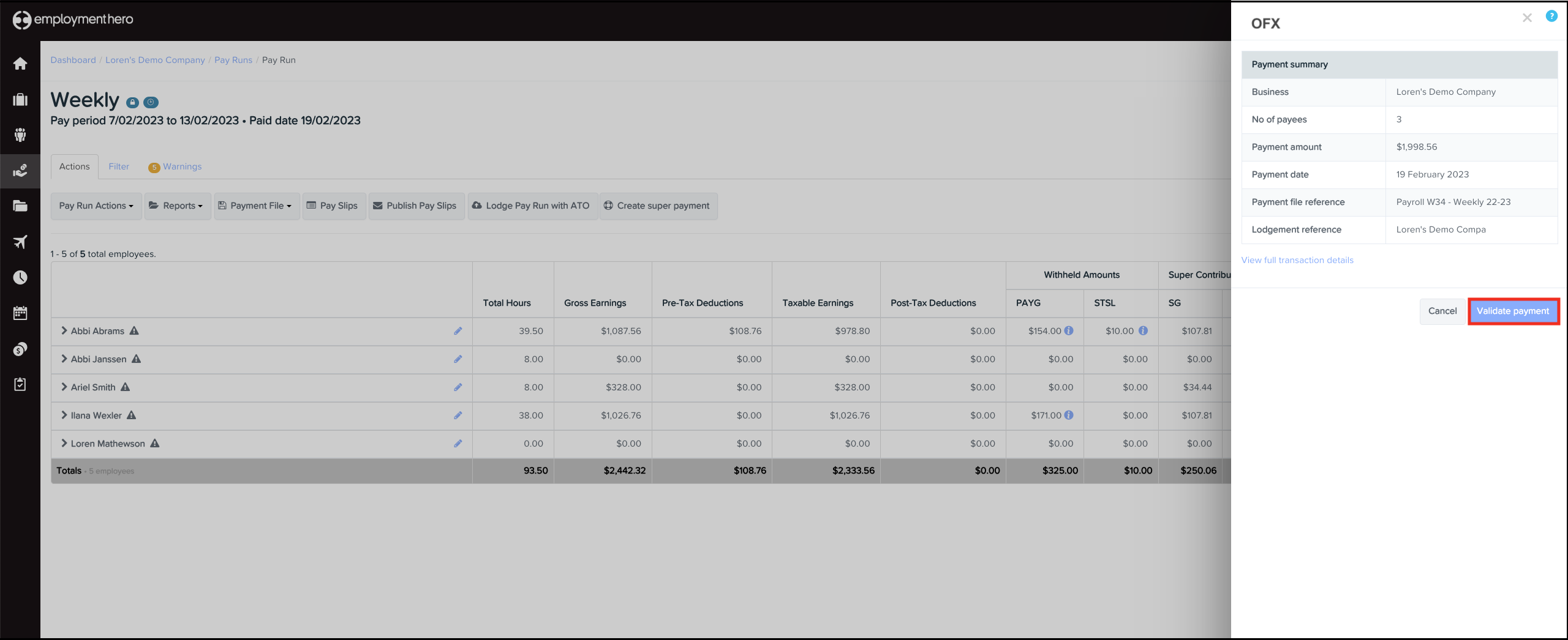 send payment file and click on the validate button.png