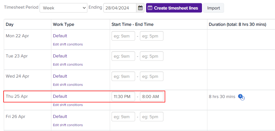 When the shift starts on the Sunday (between 11pm and midnight) and extends into the next working day.png