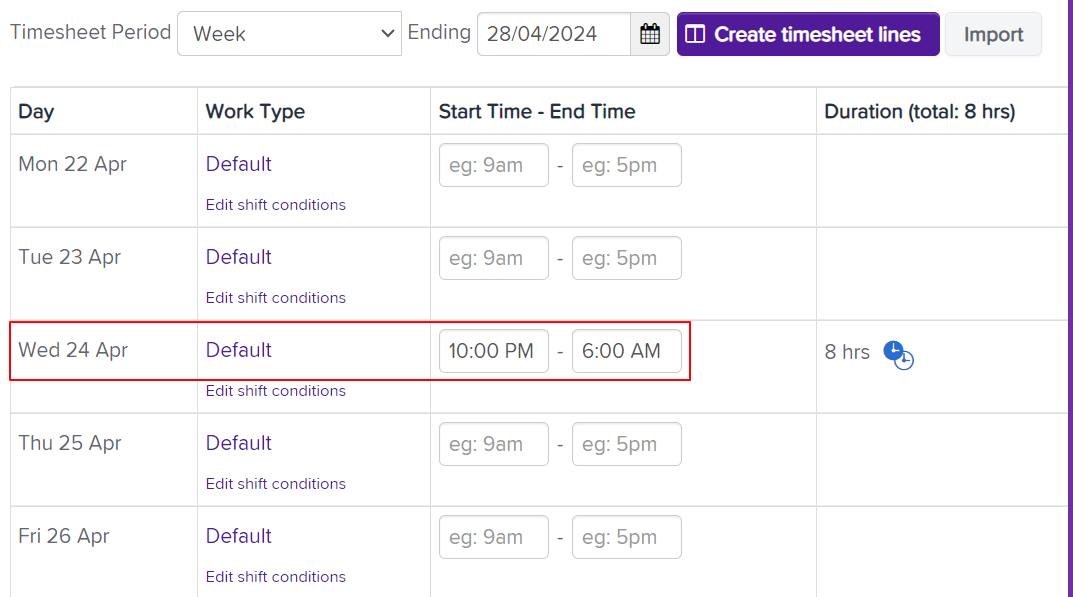 When the shift starts on the Saturday and majority on Sunday.png