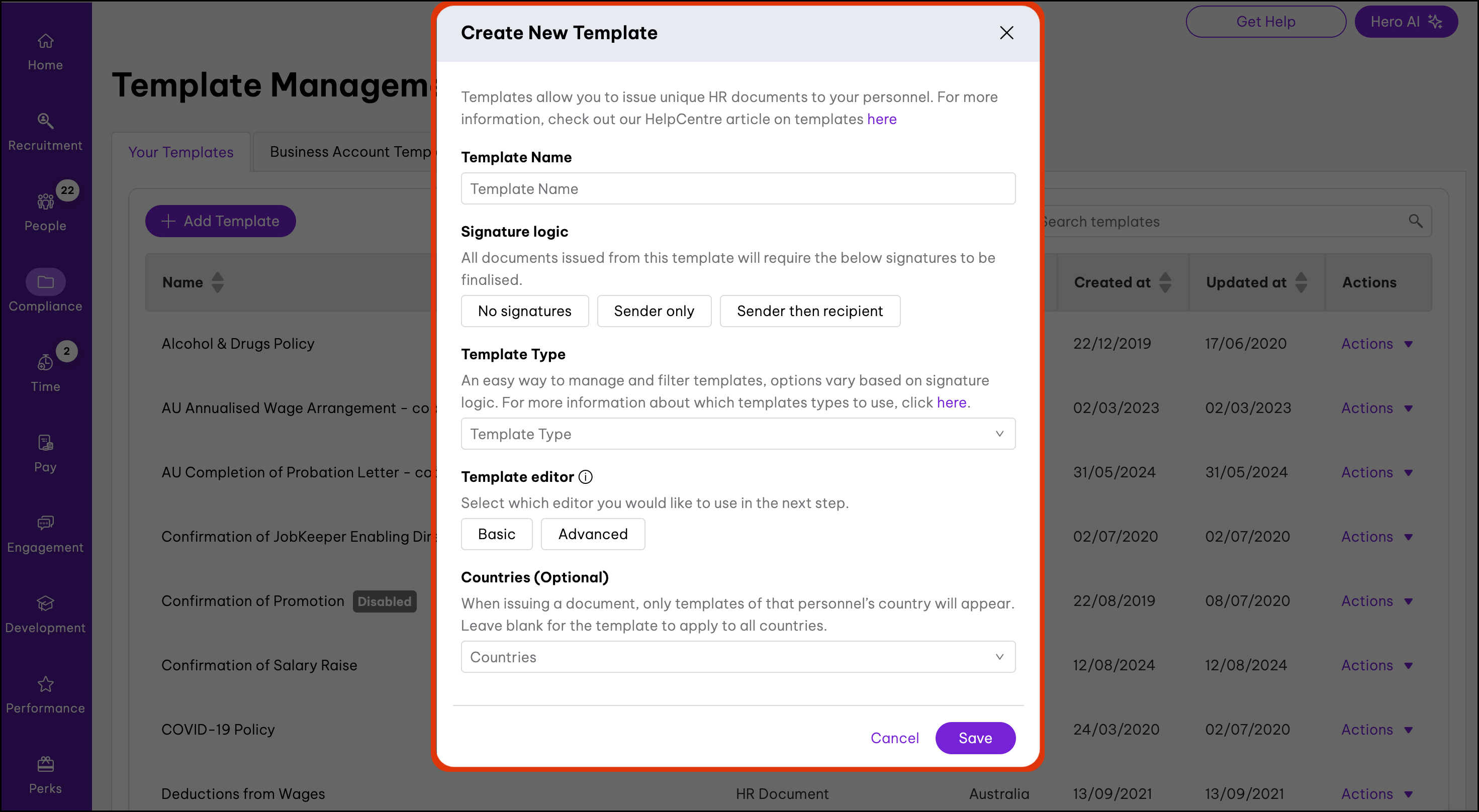 screenshot of Template Management page, highlighting Create New Template box.jpeg
