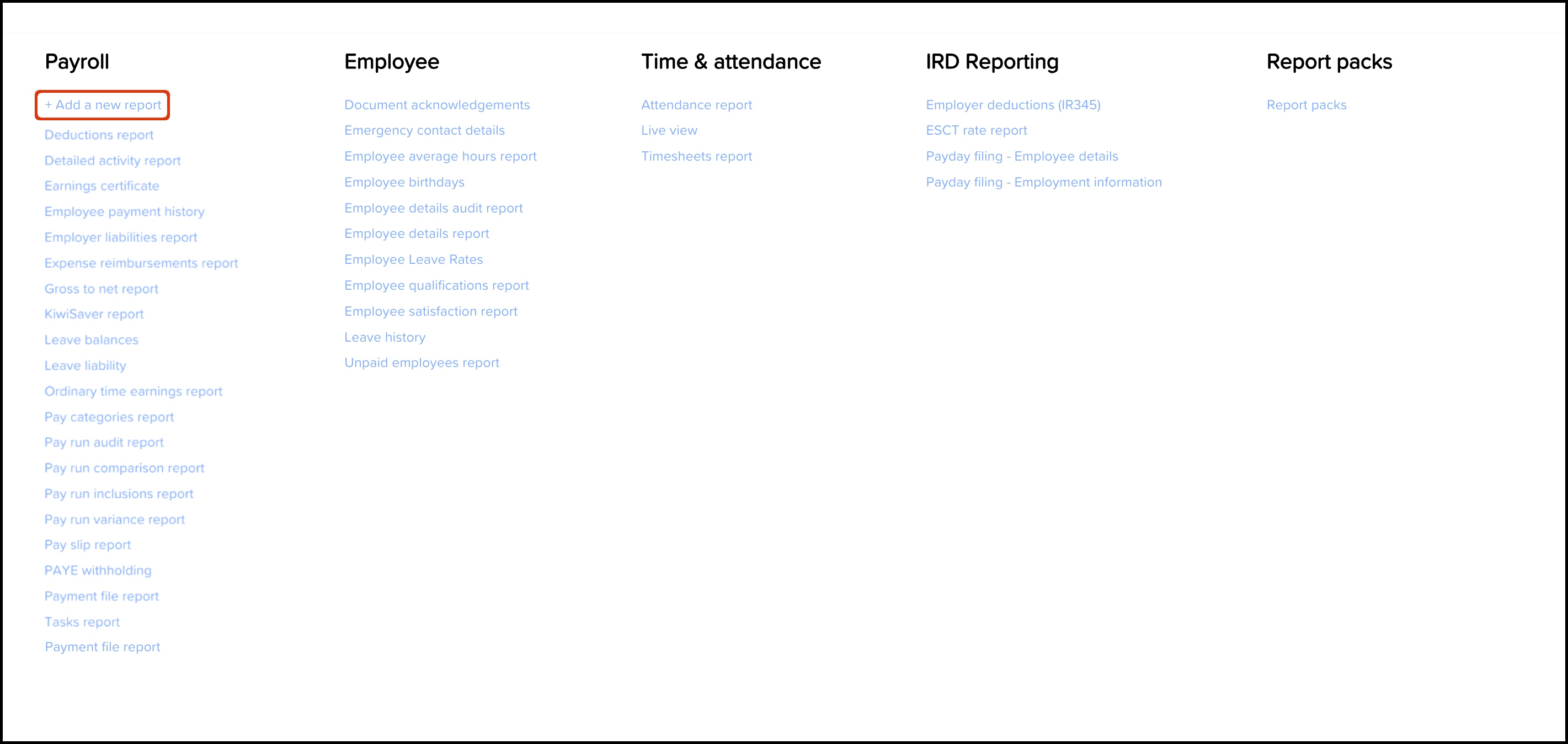 screenshot of Reports page, highlighting Add custom report button.jpg