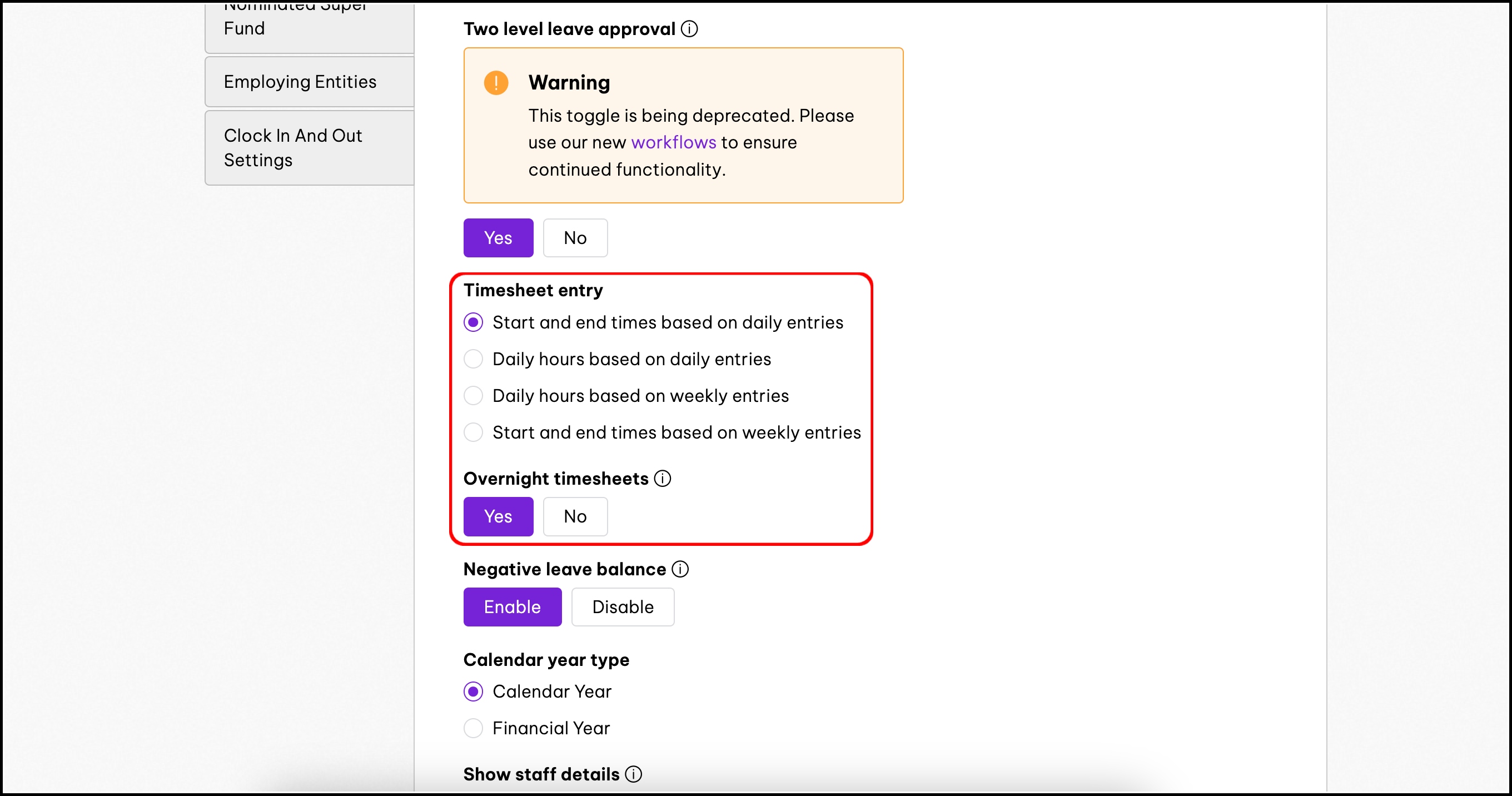 screenshot of the company settings page, highlighting the timesheets part.jpg