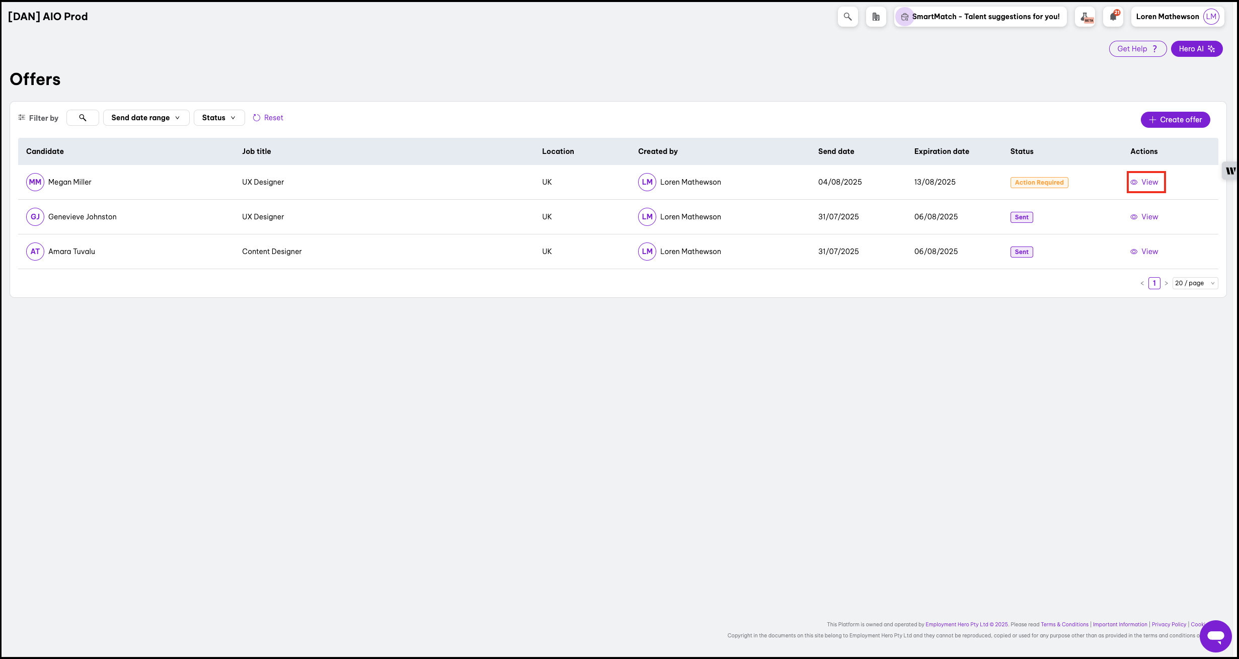 click on view for the offer action required.png