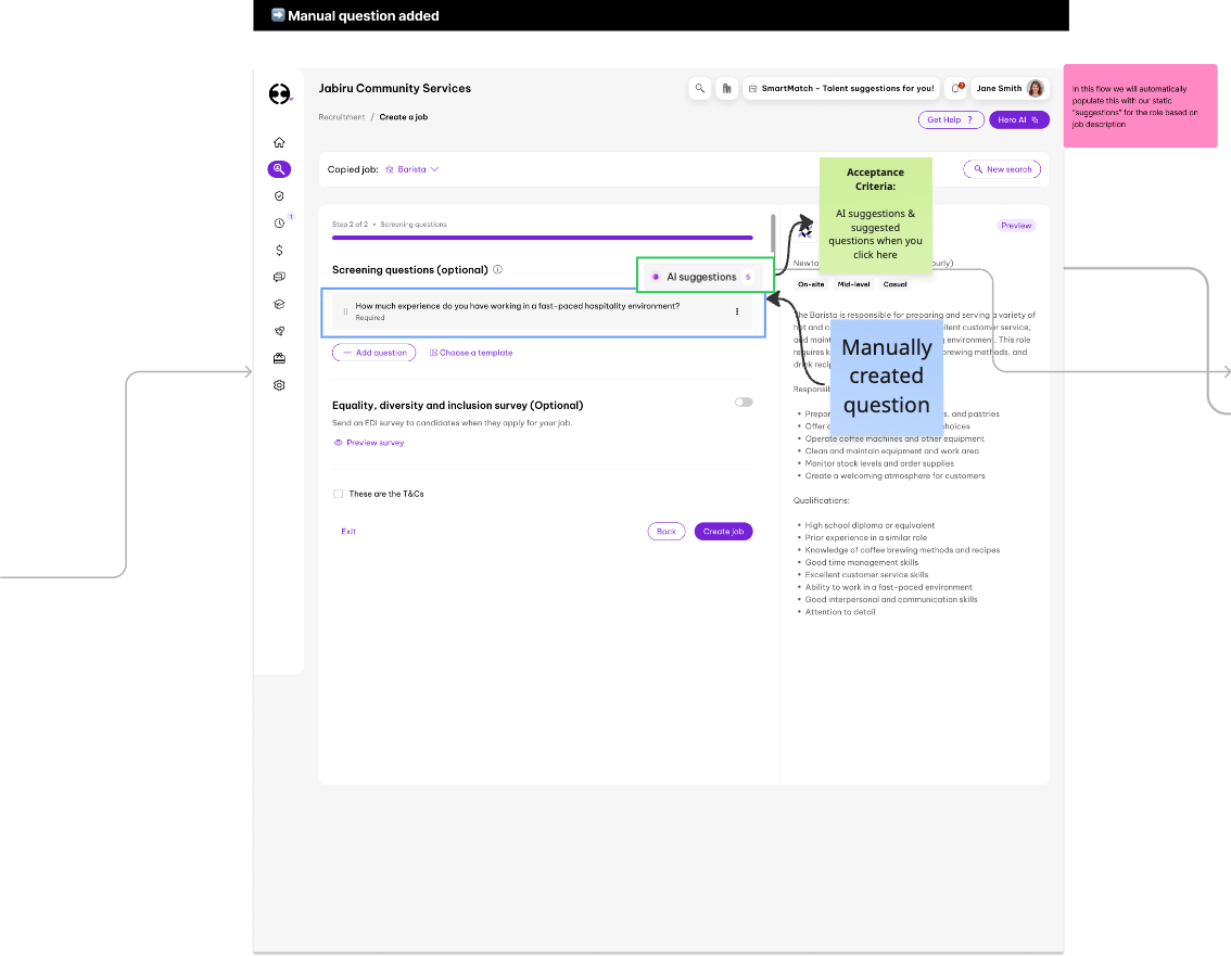 Update or save template