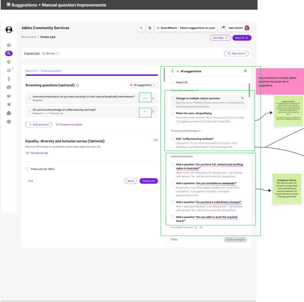 Preferred answer selection