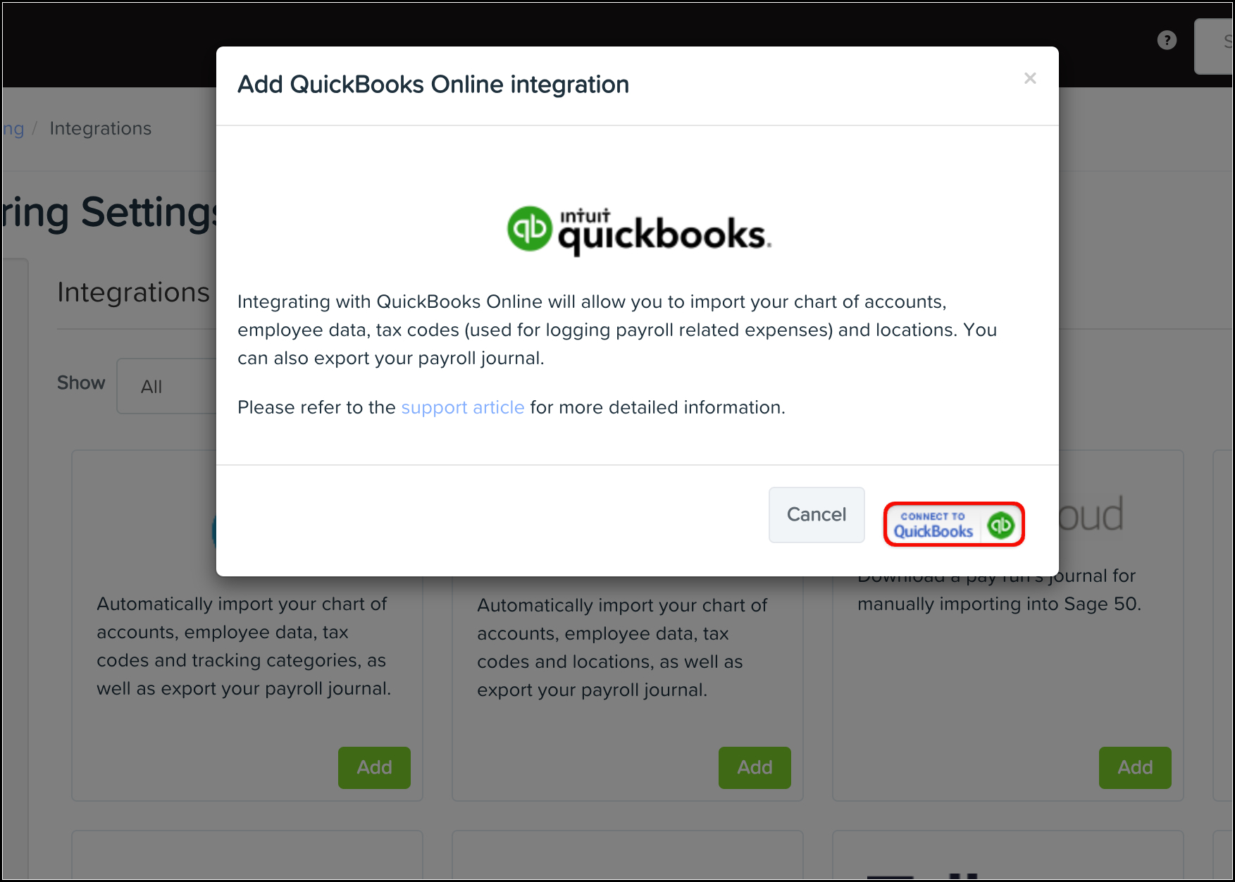 How do I set up my QuickBooks Online Payroll Integration? Payroll 