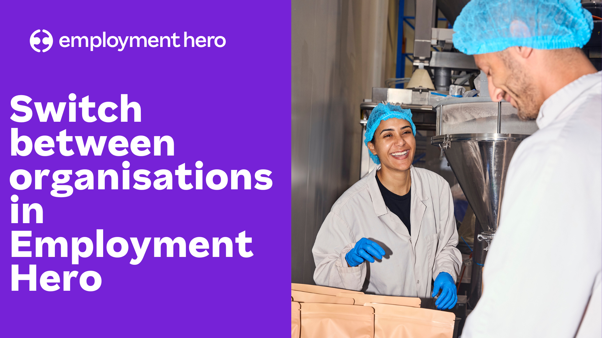 Switch Between Organisations in Employment Hero Video